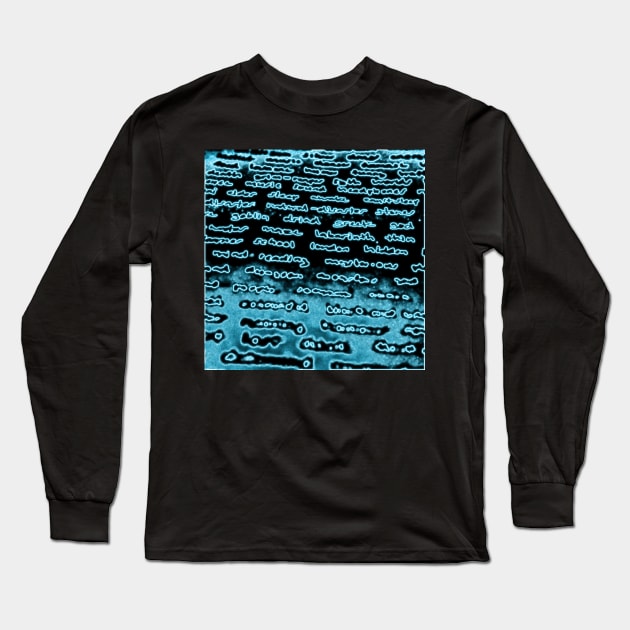 Neon Words Long Sleeve T-Shirt by findingNull